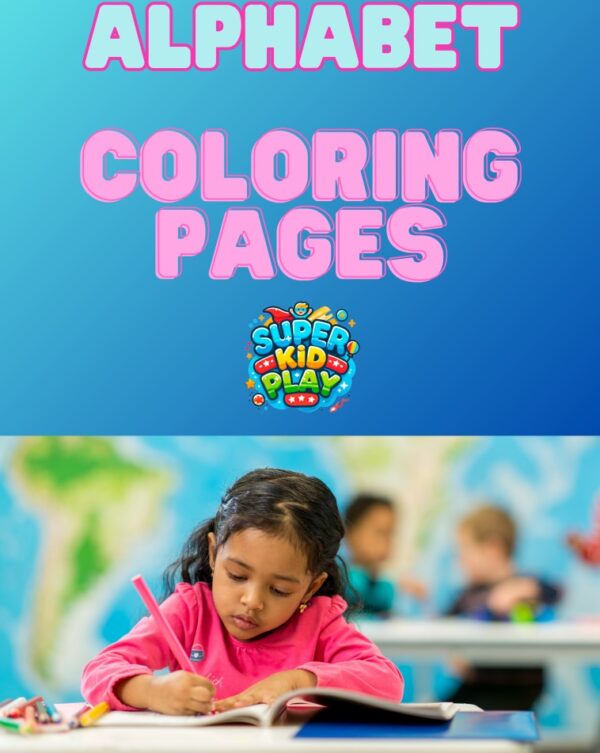 Alphabet Coloring Pages - Ebook