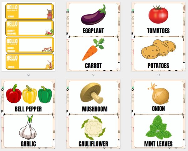 Farmer Market Pretend Play